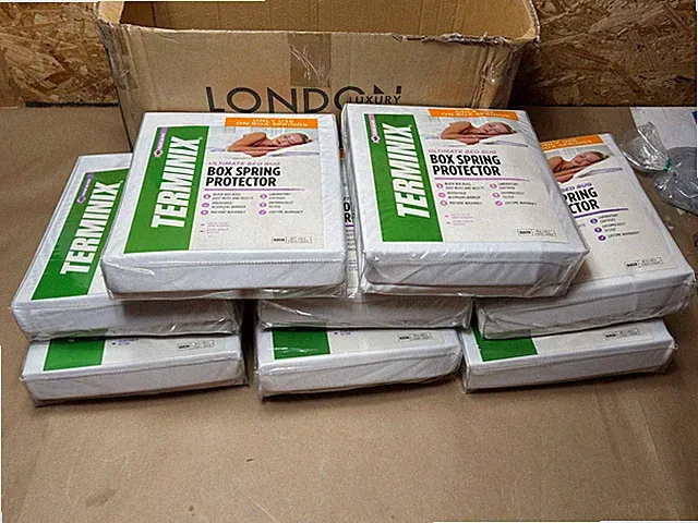 8x Pack Lot Terminix Ultimate Bed Bug Mattress Box Spring Protector Queen 60x80"
