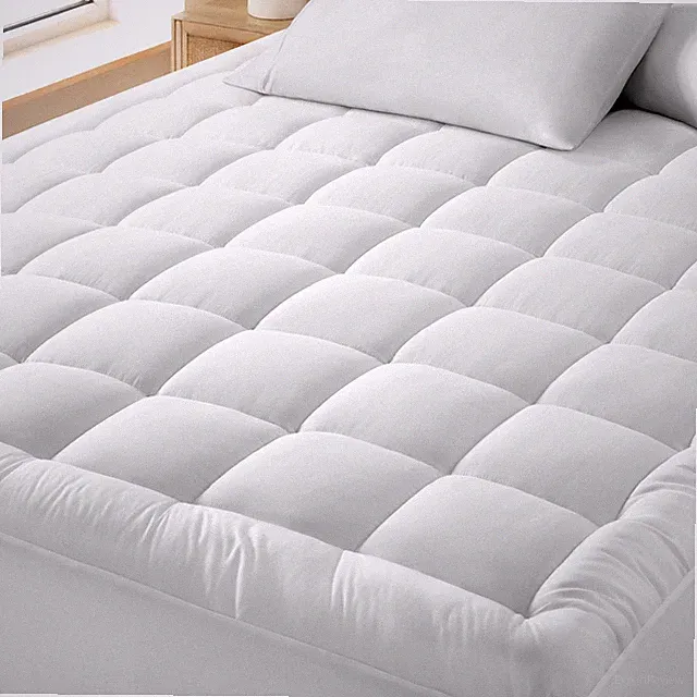 Bare Home Breathable Cotton Top Mattress Pad - 21" Deep Pocket