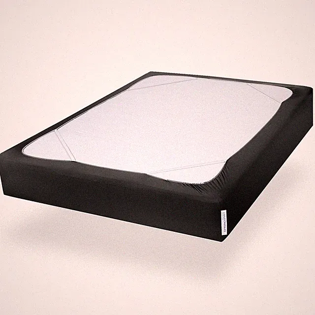 Box Spring Cover with Smooth Elastic Woven Washable Black Twin/Full/Queen/King