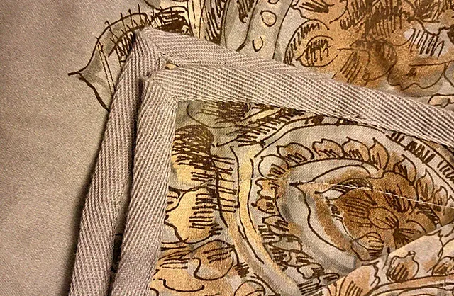 Chaps Home Cold Spring Paisley Gray Gold Set Of 2 Standard Shams.