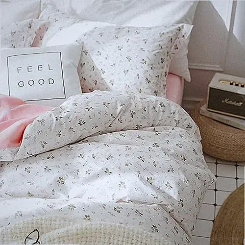 Floral Size Comforter Set, Pink White Queen Pink White Floral Comforter Set