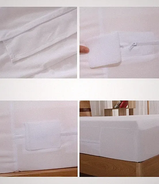 LUXURIOUS FABRIC Bed Bug Dust Mite HypoAllergy Waterproof Zipper Mattress COVERS